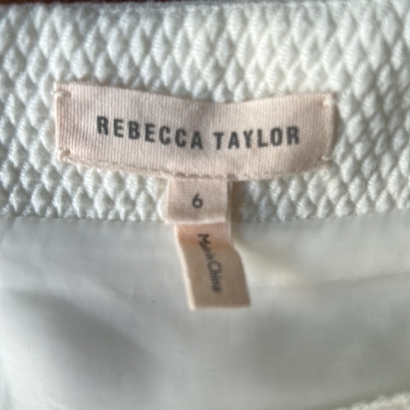 Rebecca Taylor textured stretch off the shoulder skater dress - Picture 9 of 10